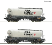 Roco 6600191 - H0 - 2-tlg. Set Silowagen Jura Cement, Wascosa, Ep. VI